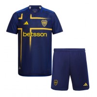 Echipament fotbal Boca Juniors Tricou Treilea 2024-25 pentru copii maneca scurta (+ Pantaloni scurti)